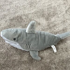 Plush Gray Shark Toy